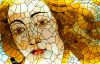 Venus - Luminous mosaic 74 x 114 cm (29,2" x 44,9")